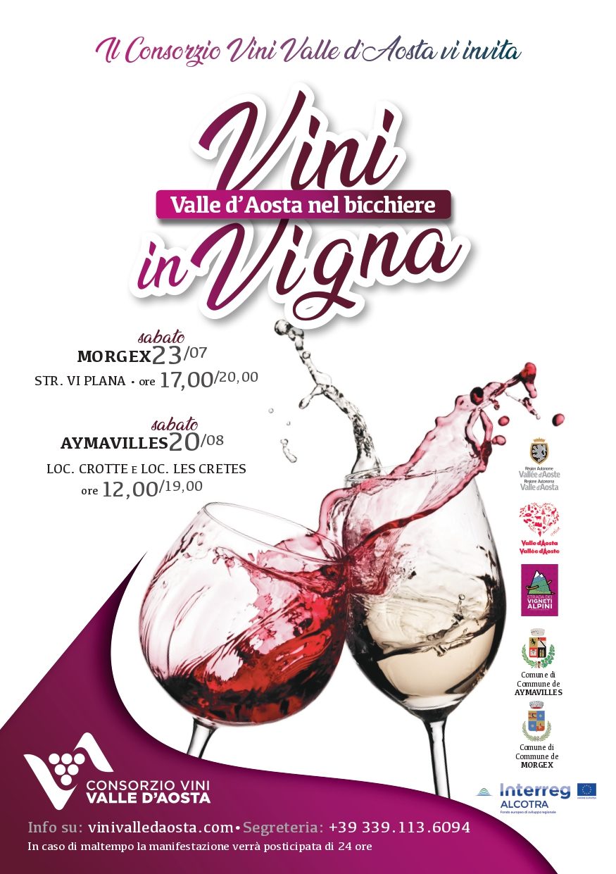 Le etichette della Cantina Joseph Vaudan ad Aymavilles per Vini in Vigna