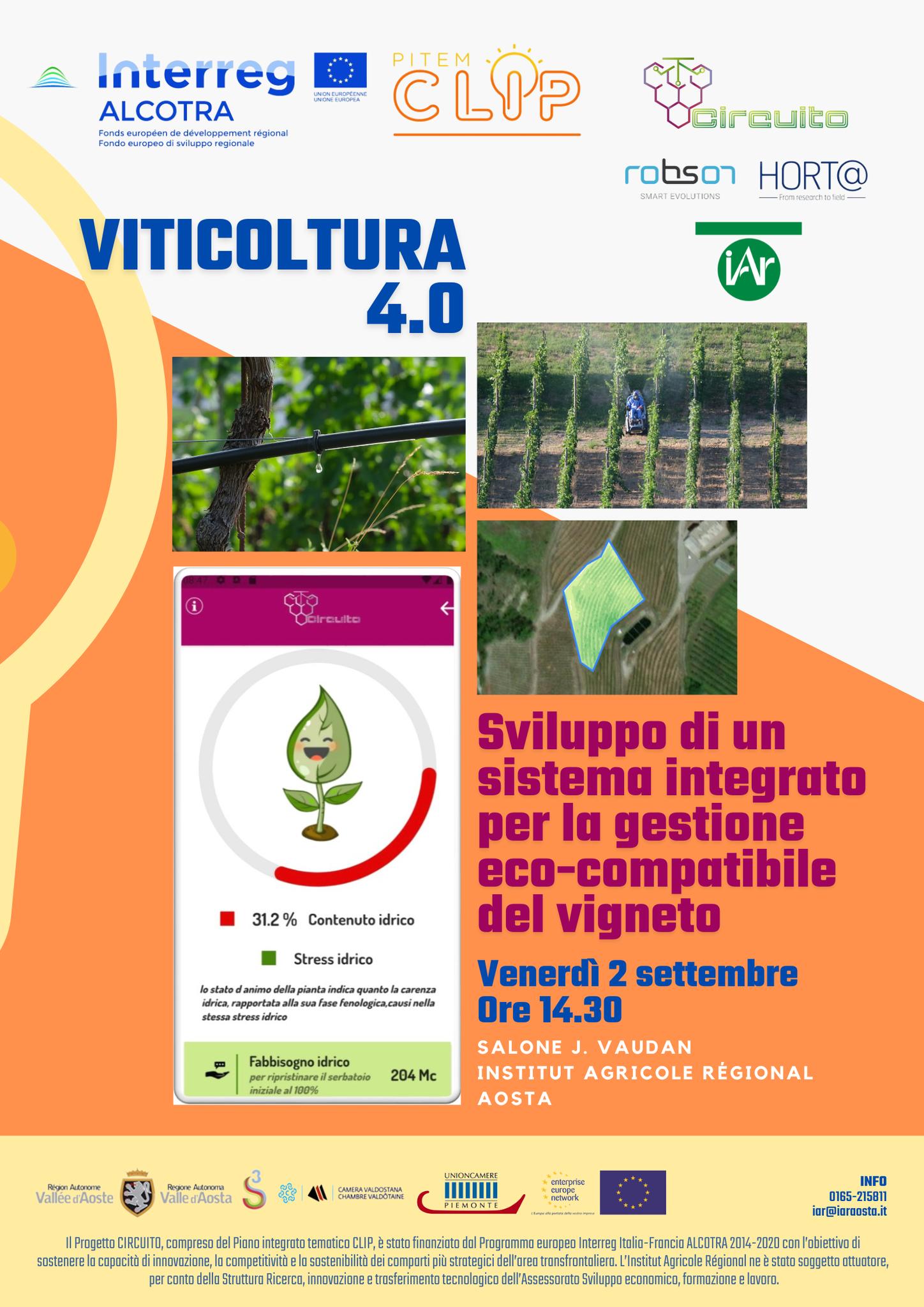 Conferenza di presentazione del progetto CIRCUITO – Viticoltura 4.0