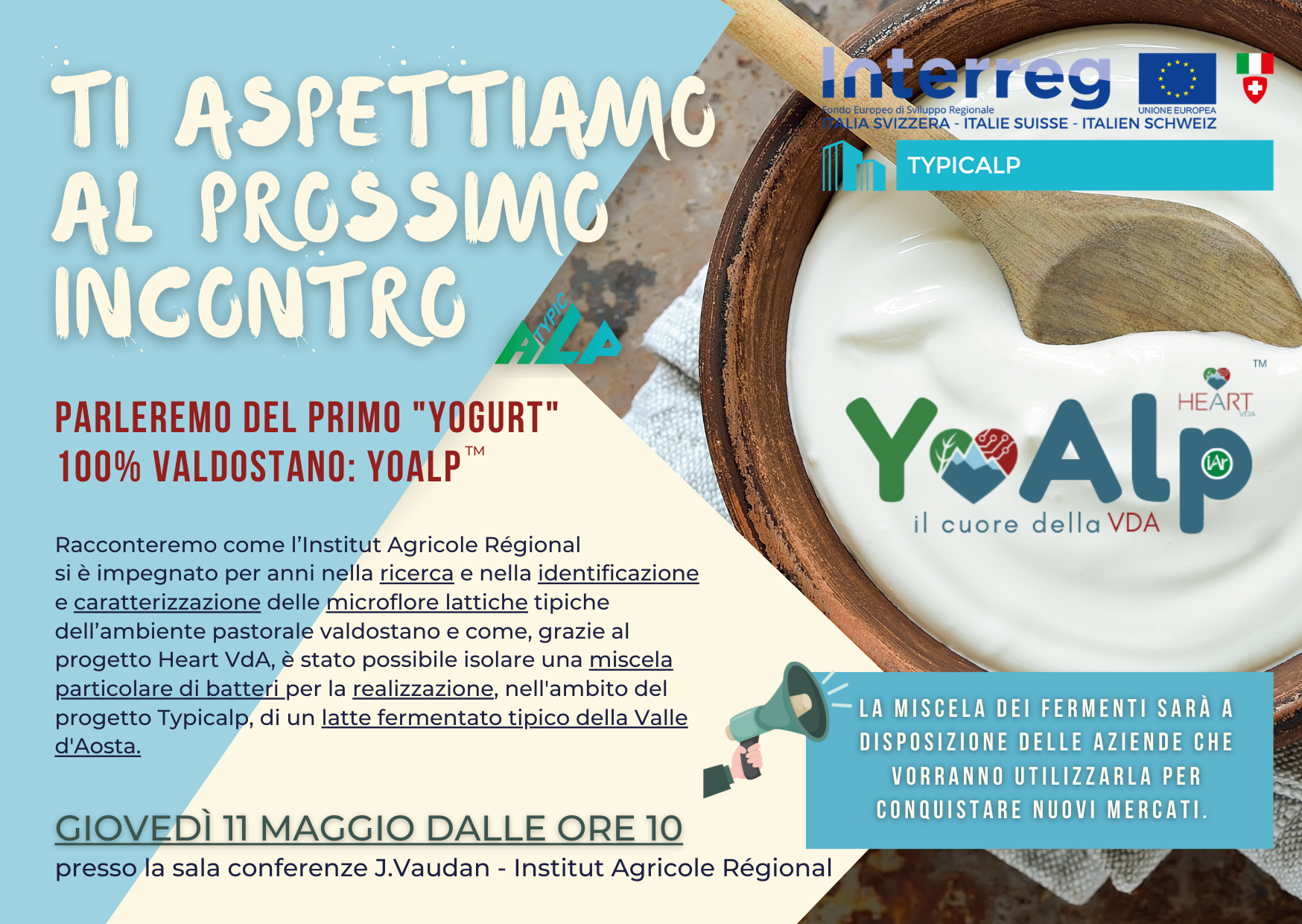 YoAlp™ – il latte fermentato della valle d’Aosta, un prodotto che racconta un po’ di storia della ricerca IAR