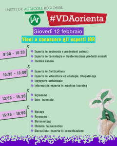Programma Salone dell'Orientamento VdAorienta 2026 - PDF